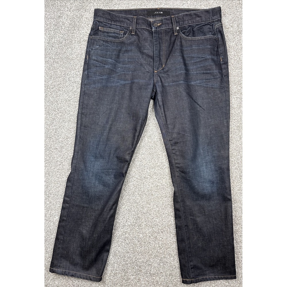 Joe's Jeans Brixton Men 38 Straight Narrow Dark Blue Denim Premium Cotton